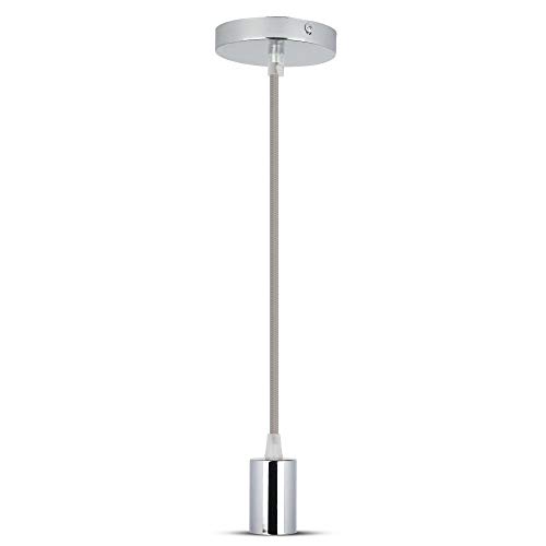 V-TAC V-TAC lampa wisząca VT-7338 E27 Max 60W szara SKU 3786