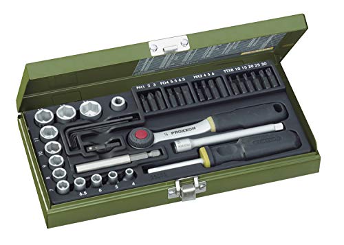 Proxxon Industrial Klucze nasadowe z grzechotką Industrial 23070 1/4