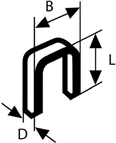 Bosch Zszywka TK40 25G 1,2 mm, 25 mm, cynkowane 2608200702
