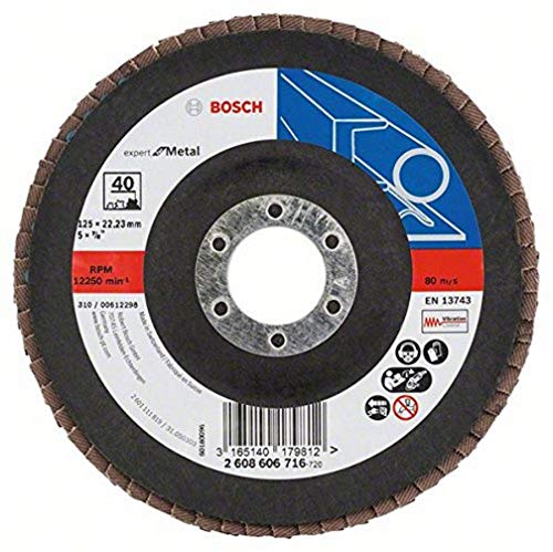 Bosch Flap Disc Blue Metal 125X40 2608606716