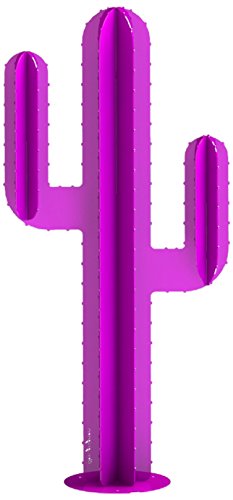 Burgundy cac02db0300mage kaktus dekoracyjne podwójne ramię 30 cm magenta