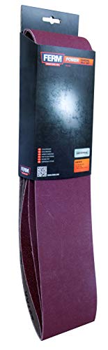 Ferm Papier ścierny pas zestaw wielkość ziarna 60 100 150 DxS) 915 mm x 100 mm BGA1058 BGA1058 1 zest