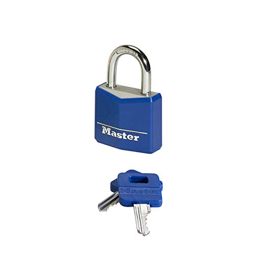 Master Lock kłódkę z aluminium z powłoki Vinyl 30 MM  sortowane kolorystycznie, 9131eurdcol 9131EURDCOL