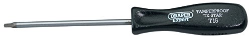 DRAPER WKRĘTAK Torx Z DZIURKĄ T15T, 100MM 34115