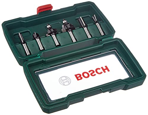 Bosch Zestaw 6 ostrzy HM do: - frezarki górnowrzecionowej 8 mm 2607019463