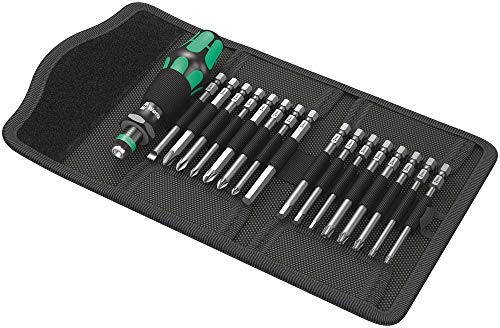 Wera Kraftform Compact 60 bit holder-screwdriver set 1/4 17-pieces 05059295001