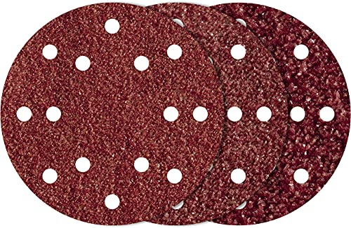 Wolfcraft Krążki ścierne samoprzyczepne korund śr. 150 mm granulacja 40, 80, 120 (10szt.) 8404000