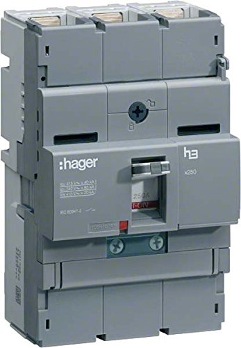 Hager Wyłącznik mocy x250 4P N50% 40kA 125A TM