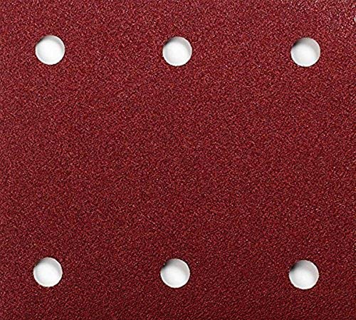 Makita Papier ścierny na rzep 114 x 102 mm (6 otworów) ziarn. 40, 10 szt. P-3308