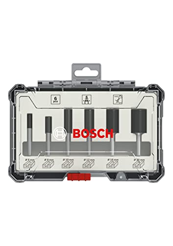 Bosch Powertools powertools cutter set 6 pcs Straight 6mm shank 2607017465