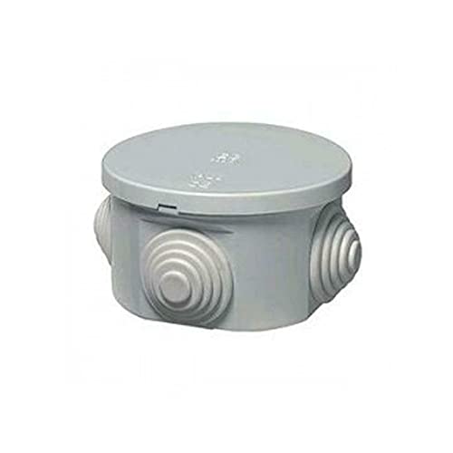 elettrocanali Puszka natynkowa z pokrywą i śrubami seria 400 IP44 65x35 EC400C1 EC400C1