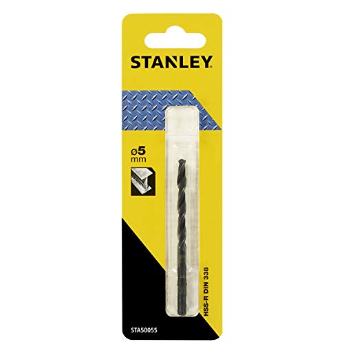 STANLEY Wiertło do metalu STANLEY 5mm HSS-R DIN 338 STA50055-QZ
