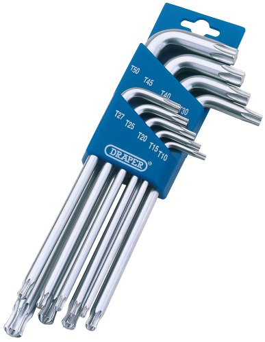 DRAPER ZESTAW 9 KLUCZY trzpieniowy Torx 73035