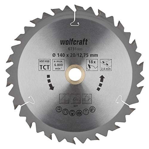 WOLFCRAFT Piła tarczowa widia śr. 140 śr. 275 x 24 mśr. 8 zębów 6731000