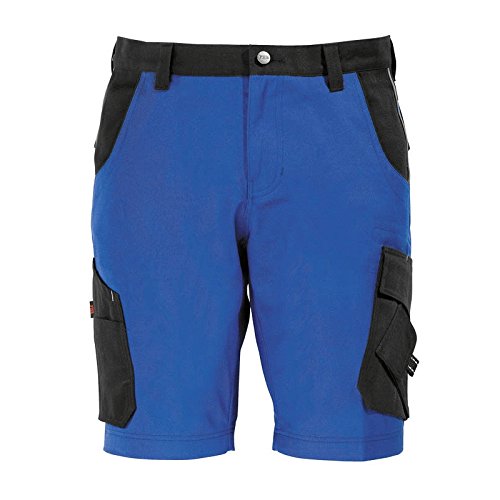 FHB spodnie ogrodzeniowe 130530-3620-42 Theo Bermuda szorty, błękitne/czarne, niebieski