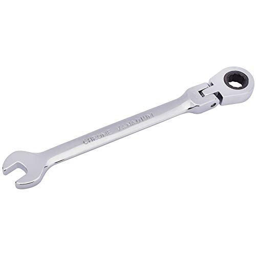 DRAPER Klucz płasko-oczkowy z grzechotką łamany 8mm