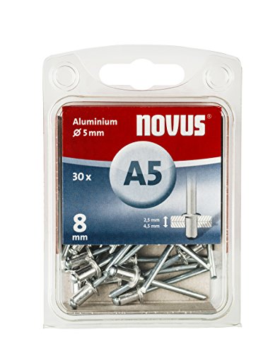 MC zrywalny aluminiowy Novus 045-0026 5 x 8 mm 30 szt