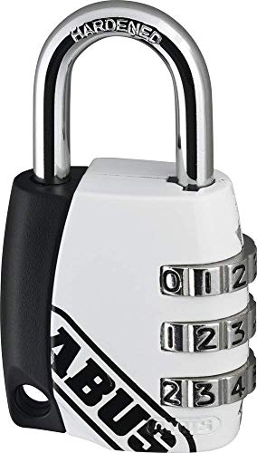 Abus ABUS kłódka na zamek szyfrowy 155/30, biały, 53520