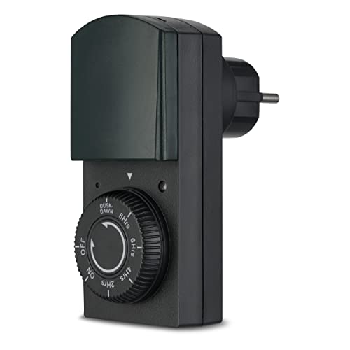 REV Listwa zasilająca Timer with Dawn Automatic IP44 black-green - 002572050 (0025720502)