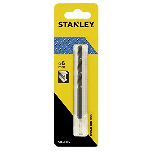 STANLEY Wiertło do metalu STANLEY 6mm HSS-R DIN 338 STA50065-QZ