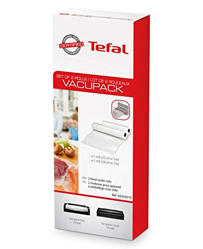 Tefal XA 2560 2 Rolls Vacuum Foil Rolls XA 2560
