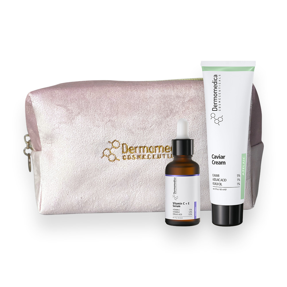 DermoMedica Caviar Cream 60ml + Vitamin C+E 30ml zestaw do skóry suchej