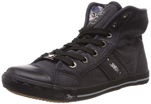 Mustang damskie High Top Sneaker ciemny szary - szary - 37 eu