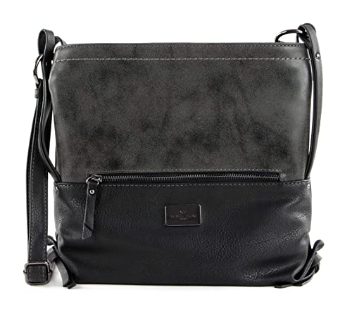 Tom Tailor Elin, Torebka Crossbody, Czarny, 28.5 x 9 x 26 cm; 370 g