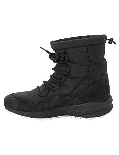 Jack Wolfskin Damskie buty zimowe Nevada Texapore Mid W wodoszczelne, czarny, 40 EU