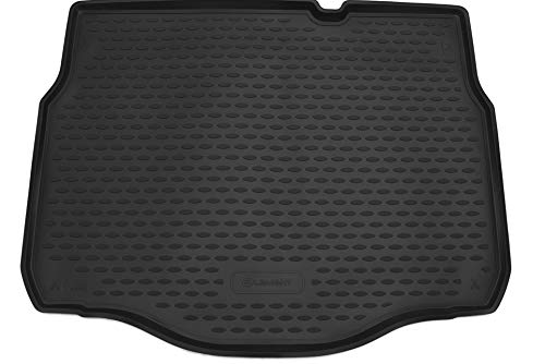 Element EXP.ELEMENT1042B13 dostosowane niestandardowe dopasowanie gumowa mata do bagażnika ochraniacz mata-Citroen C4 Mini SUV 2014, czarny