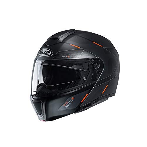 Kaski motocyklowe HJC RPHA 90S BEKAVO MC6HSF, czarny/pomarańczowy, XS