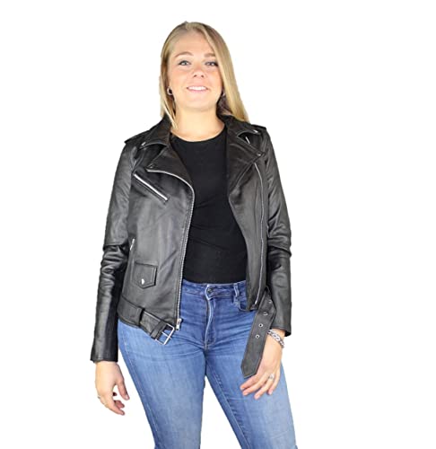 Urban Leather Kurtka damska Biker Perfecto Ladies, M, czarny UR-131
