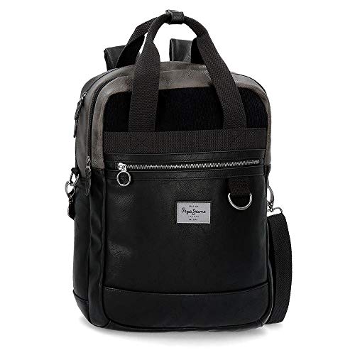 Pepe Jeans miller plecaki, czarny, L, Plecak 15,6