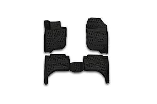 Element Dokładnie dopasowane, antypoślizgowe gumowe dywaniki - Mitsubishi L200