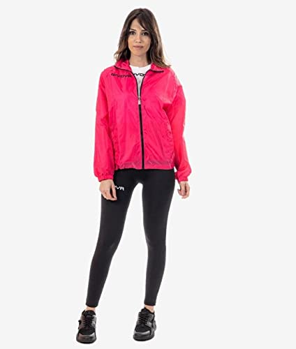 Givova Givova Kurtka przeciwdeszczowa unisex Rain Basico różowy Fuxia S RJ001