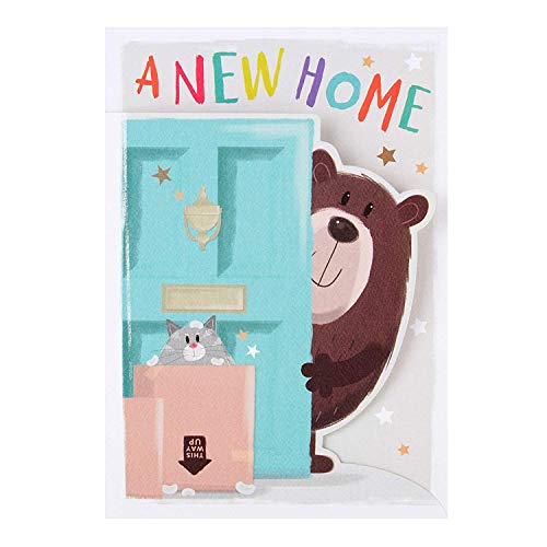 Hallmark Kartka z życzeniami do domu od Hallmark - uroczy wzór 'All About Gus'