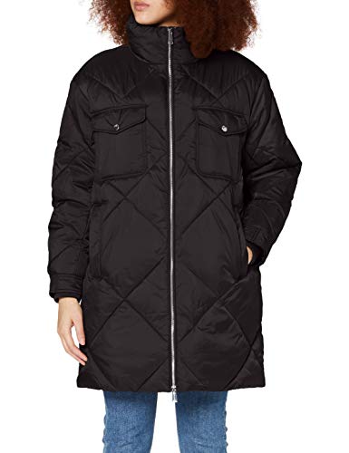 Tommy Jeans Damska kurtka pikowana Tjw Diamond, Czarny, XL