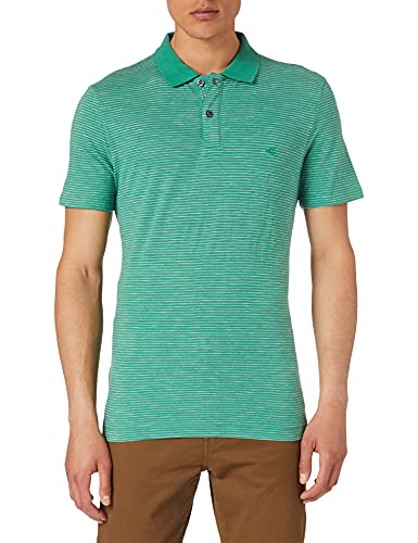 Camel Active Męska Koszulka Polo 4094655P18, Jungle Green, L