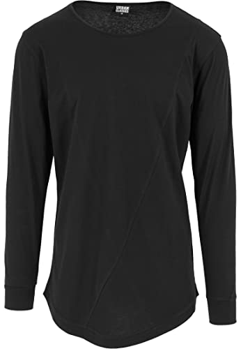 Urban Classics Męska koszulka z długim rękawem Shaped Fashion Long Sleeve Tee z długim rękawem