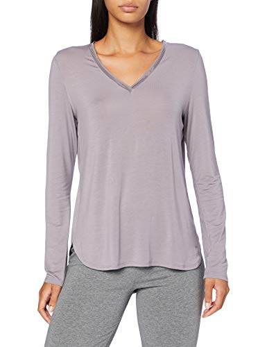 Triumph Damska piżama Climate Control Top LSL, Twilight Grey, 36 PL