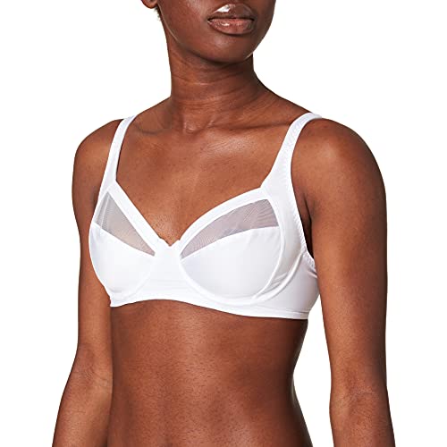 Playtex Damski biustonosz z fiszbinami Perfect Silhouette, biały, 80E