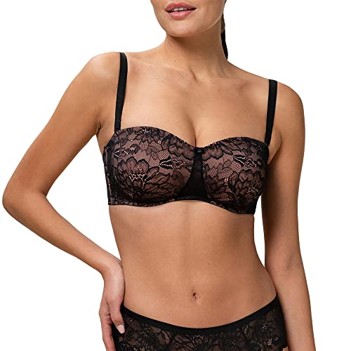 Triumph Damski biustonosz Amourette Charm Wd z fiszbinami ze zdejmowanymi ramiączkami, czarny, 80G