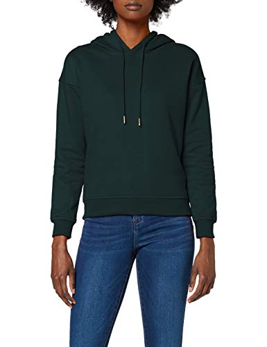 Urban Classics Damska bluza z kapturem Bluza z kapturem Kobiety , zielony butelkowy , XL