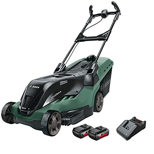 Bosch Powertools powertools cordless lawn mower AdvancedRotak 36-660 36Volt green black 2x Li-ion battery 2.0Ah
