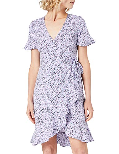 Only Kobiety Onlolivia SS Wvn Noos Sukienka, Fioletowy, 40