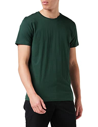 ESPRIT Męski T-shirt z okrągłym dekoltem Basic, 455/Teal Blue - nowa wersja, XS