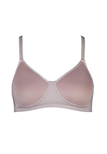 HUBER Damski biustonosz bez fiszbin, fioletowy (Light Taupe 0636), 85C