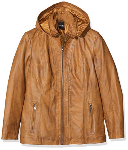 Urban Leather Damski lederjacke z kapturem SK1, M UR-122