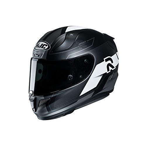 Kask motocyklowy HJC RPHA 11 FESK MC5SF, czarny/biały, rozmiar S