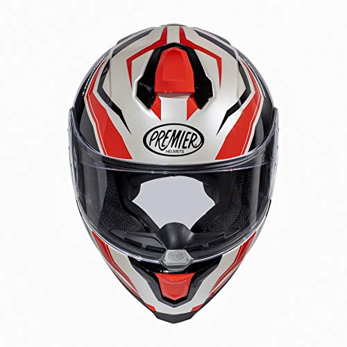 PREMIER Kask Hyper RW 2, perłowy biały/czerwony/czarny, XXL